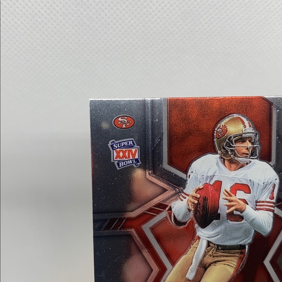 Joe Montana San Francisco 49ers Silver Super Bowl XXIV MVP Panini Card In Case - Picture 4 of 7